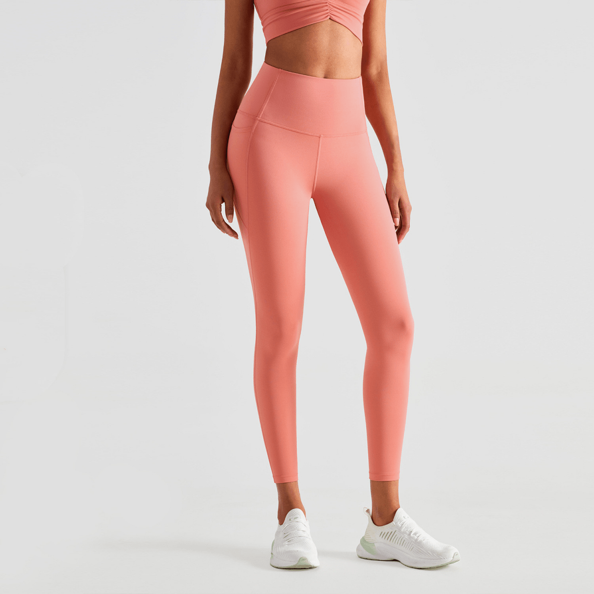 CurveBoost Fitness Leggings - Coffee - JHW