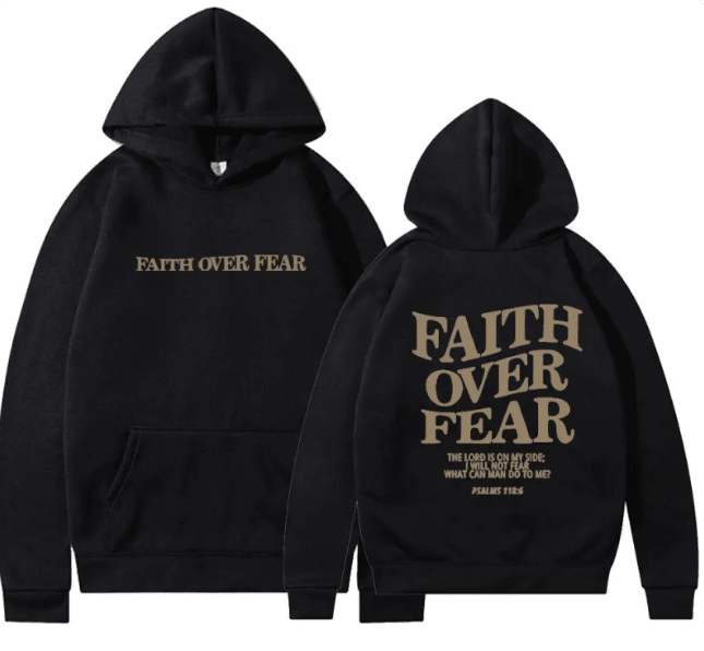 Faith Strong Hoodie - Red - JHW