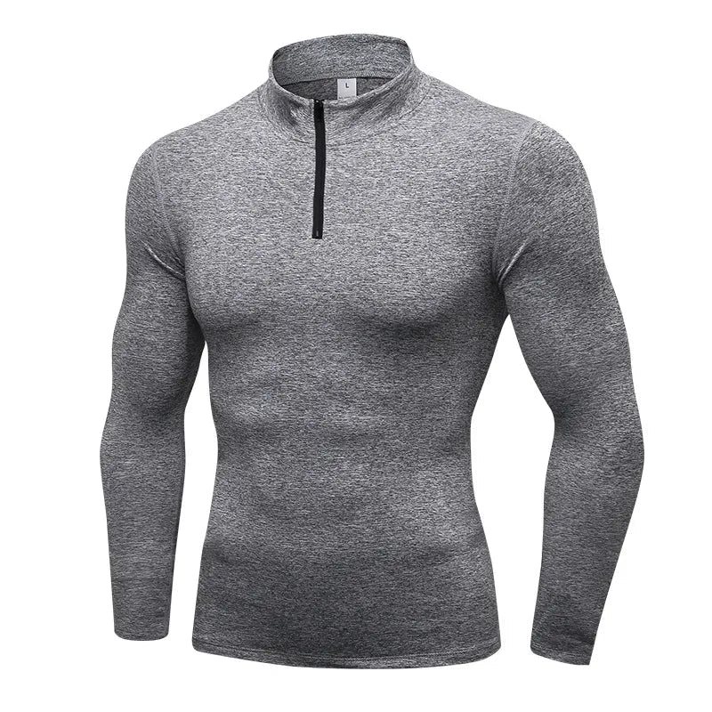 Fitness Collar Sweater - Black - JHW