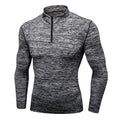 Fitness Collar Sweater - Dark Grey - JHW