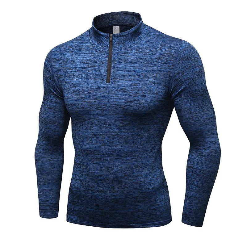 Fitness Collar Sweater - Dark Grey - JHW