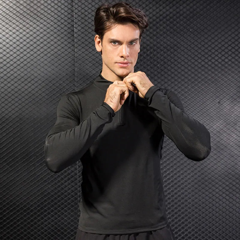 Fitness Collar Sweater - Grey - JHW