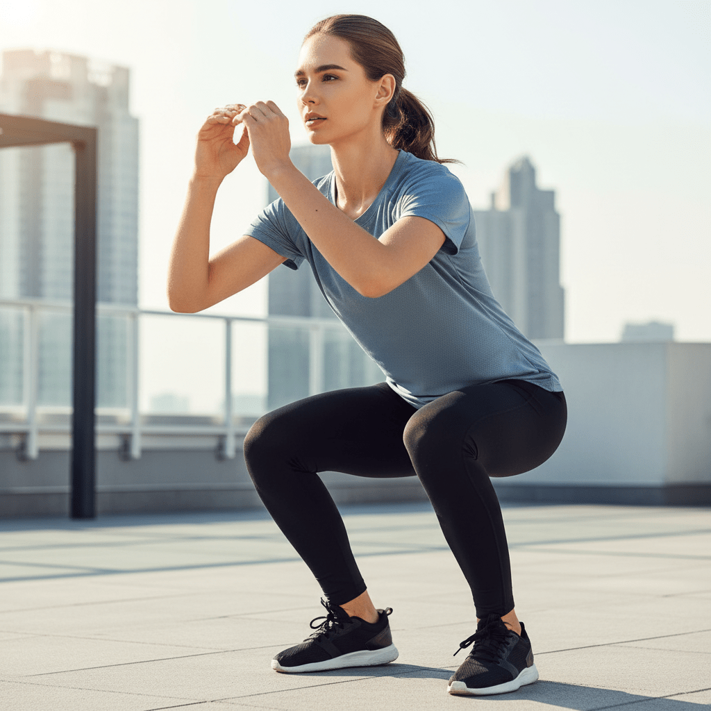 FlexGlow Women's Ultra - Light Breathable Workout T-Shirt - Azul - JHW