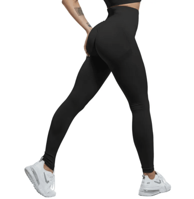 High - Performance Women's Workout Compression Leggings - Black - JHW
