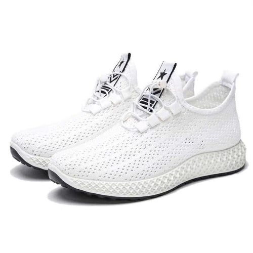 Korean Style Athletic Shoes - Fashionable and Breathable - White - JHW