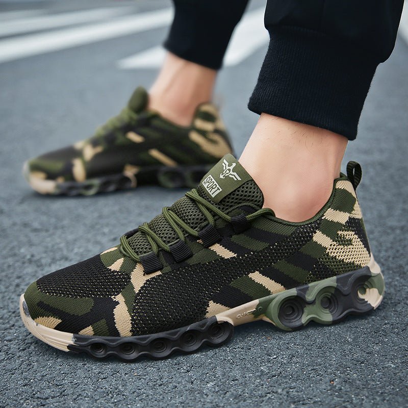 Men's and Women's Breathable Camo Running Shoes - Camouflage four seasons - JHW