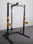 Multi - Functional Home Gym Weight Bench and Squat Rack - Black 1300 - JHW