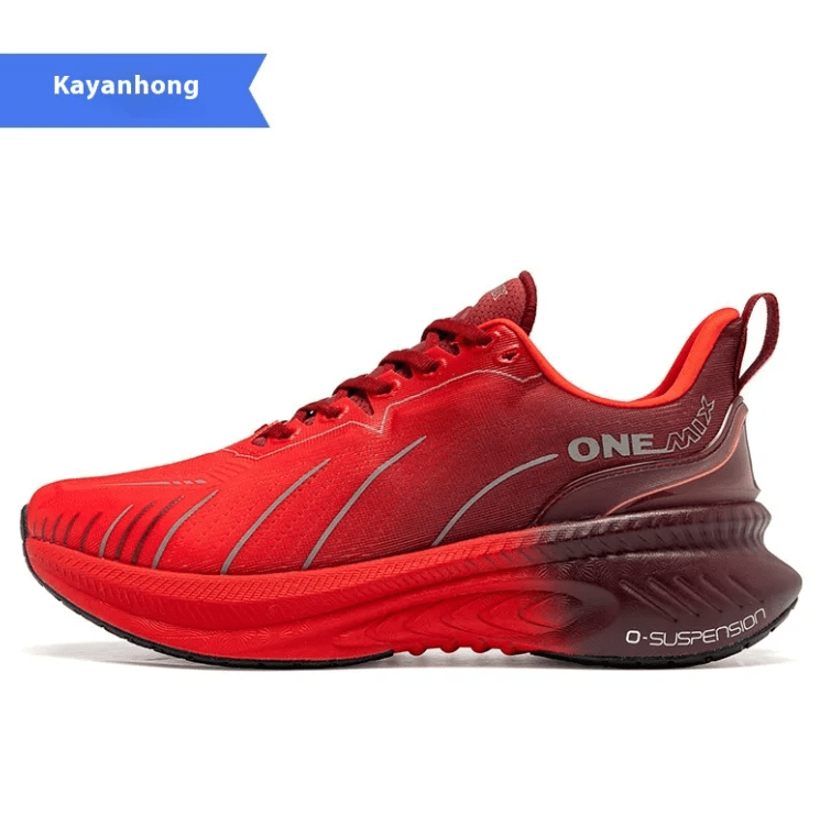 Running Sports Shoes - Khaki Red - JHW