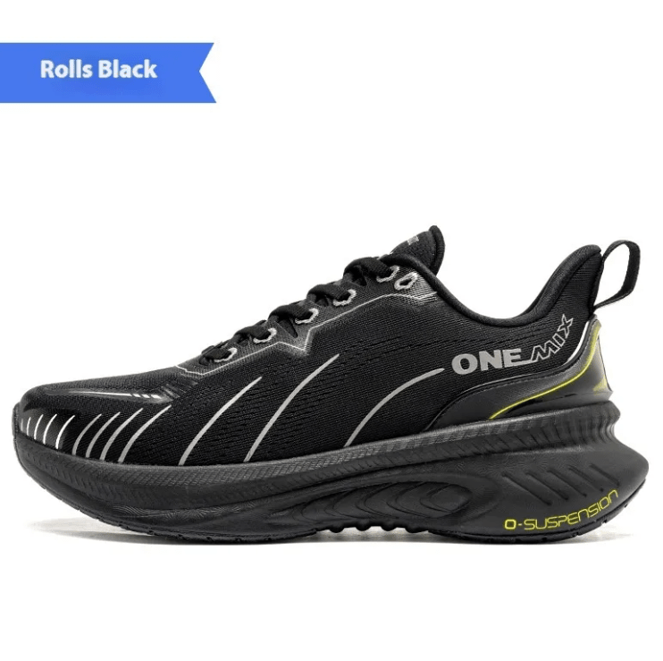 Running Sports Shoes - Rolls Black - JHW