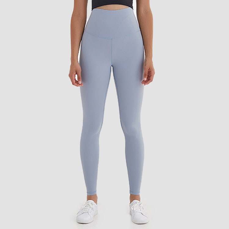 Women's Squat Proof Athletic Fitness Leggings - Blue - JHW